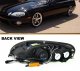 Lexus SC300 1992-1999 Clear Halo Projector Headlights with LED Daytime Running Lights