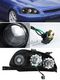 Honda Civic 1996-1998 Black Projector Headlights
