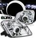 Honda Prelude 1997-2001 Clear CCFL Halo Projector Headlights