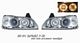 Infiniti I30 2000-2004 Clear Dual Halo Projector Headlights
