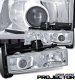 Chevy Blazer Full Size 1992-1994 Chrome Projector Headlights