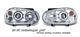VW Golf 1999-2005 Clear Dual Halo Projector Headlights