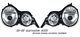 Mercedes Benz E Class 1996-1999 Clear Projector Headlights