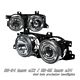 BMW E34 5 Series 1989-1995 Clear Dual Halo Projector Headlights