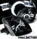 Honda Prelude 1997-2001 JDM Black CCFL Halo Projector Headlights