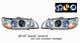Honda Accord 1998-2002 Clear Dual Halo Projector Headlights