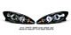 Toyota Camry 2002-2004 Black Dual Halo Projector Headlights
