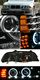 BMW E39 5 Series 1997-2003 Black CCFL Halo Projector Headlights with LED