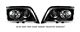 Mercedes Benz C Class 1995-2000 Black Projector Headlights