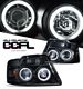 Ford F150 2004-2008 Black Dual CCFL Halo Projector Headlights