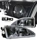Ford Mustang 1994-1998 Black Projector Headlights