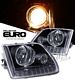 Ford Expedition 1997-2002 Black Crystal Projector Headlights