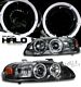 Nissan Sentra 2000-2003 Black Halo Projector Headlights