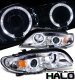 BMW 3 Series Sedan 2002-2005 Clear Halo Projector Headlights
