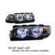 BMW E38 7 Series 1995-2001 Smoked Dual Halo Projector Headlights