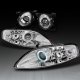 Lexus SC300 1992-1999 Clear High Beam and CCFL Halo Projector Headlights Set