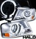 Ford F150 2004-2008 Clear CCFL Halo Projector Headlights