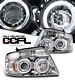 Ford F150 2004-2008 Clear Dual CCFL Halo Projector Headlights