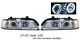 BMW E39 5 Series 1997-2003 Clear Dual CCFL Halo Projector Headlights