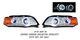 BMW X5 2001-2003 Clear Dual CCFL Halo Projector Headlights