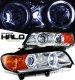 BMW X5 2001-2003 Clear Dual Halo Projector Headlights