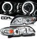 BMW E46 Sedan 3 Series 2002-2005 Clear Dual CCFL Halo Projector Headlights