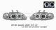Honda Civic 1992-1995 Anzo Clear Dual Halo Projector Headlights