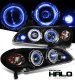 Infiniti I30 2000-2004 Black Halo Projector Headlights