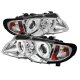 BMW E46 Sedan 3 Series 2002-2005 Clear CCFL Halo Projector Headlights