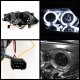 BMW Z4 2003-2008 Smoked Dual Halo Projector Headlights
