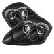 Mitsubishi Eclipse 2000-2005 Black Halo Projector Headlights with LED