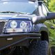 Jeep Grand Cherokee 1999-2004 Black Dual Halo Projector Headlights with LED