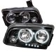 Dodge Charger 2006-2010 Black CCFL Halo Projector Headlights