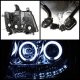 Chevy Avalanche 2007-2013 Clear CCFL Halo Projector Headlights with LED