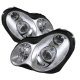Mercedes Benz C Class Sedan 2001-2005 Clear Halo Projector Headlights