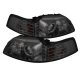 Ford Mustang 1999-2004 Smoked Halo Projector Headlights with LED