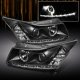Chevy Cruze 2011-2015 Black Halo Projector Headlights with LED DRL