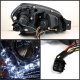 Hyundai Tucson 2005-2009 Clear Projector Headlights with LED Daytime Running Lights