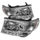 Toyota Land Cruiser 2008-2009 Clear Dual Halo Projector Headlights with LED