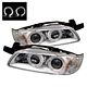 Pontiac Grand Prix 1997-2003 White Dual Halo Projector Headlights