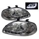 Honda Civic 1996-1998 Clear Halo Projector Headlights with LED