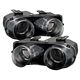 Acura Integra 1994-1997 Black Halo Projector Headlights