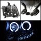 Chevy Suburban 2007-2014 Black CCFL Halo Projector Headlights with LED