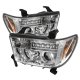 Toyota Tundra 2007-2013 Clear CCFL Halo Projector Headlights with LED