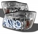 Nissan Titan 2004-2007 Clear CCFL Halo Projector Headlights with LED