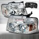 Lincoln Mark LT 2006-2008 Clear Dual Halo Projector Headlights with LED