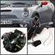 Mini Cooper 2002-2006 Black Halo Projector Headlights with LED Daytime Running Lights