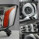 Nissan Titan 2004-2013 Chrome Projector Headlights Halo LED