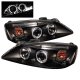 Pontiac G6 2005-2010 Black Dual Halo Projector Headlights with LED
