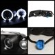 Ford Mustang 1999-2004 Black Dual Halo Projector Headlights